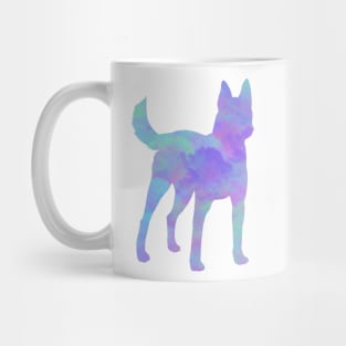 Rainbow Pastel Belgian Malinois Dutch Shepherd Mug